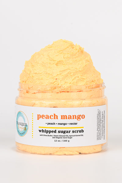 Peach Mango Whipped Sugar Scrub
