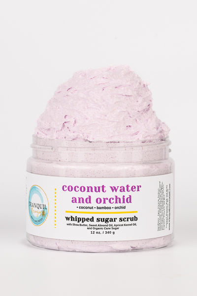Coconut Water and Orchid Whipped Sugar Scrub
