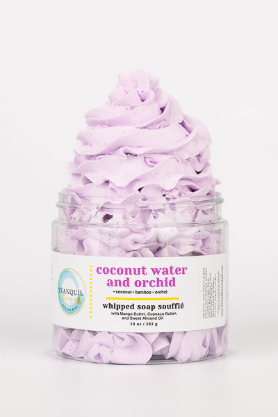 Coconut Water and Orchid Whipped Soap Soufflé