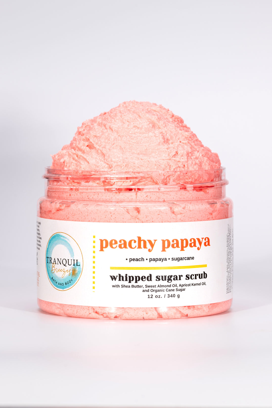Peachy Papaya Whipped Sugar Scrub