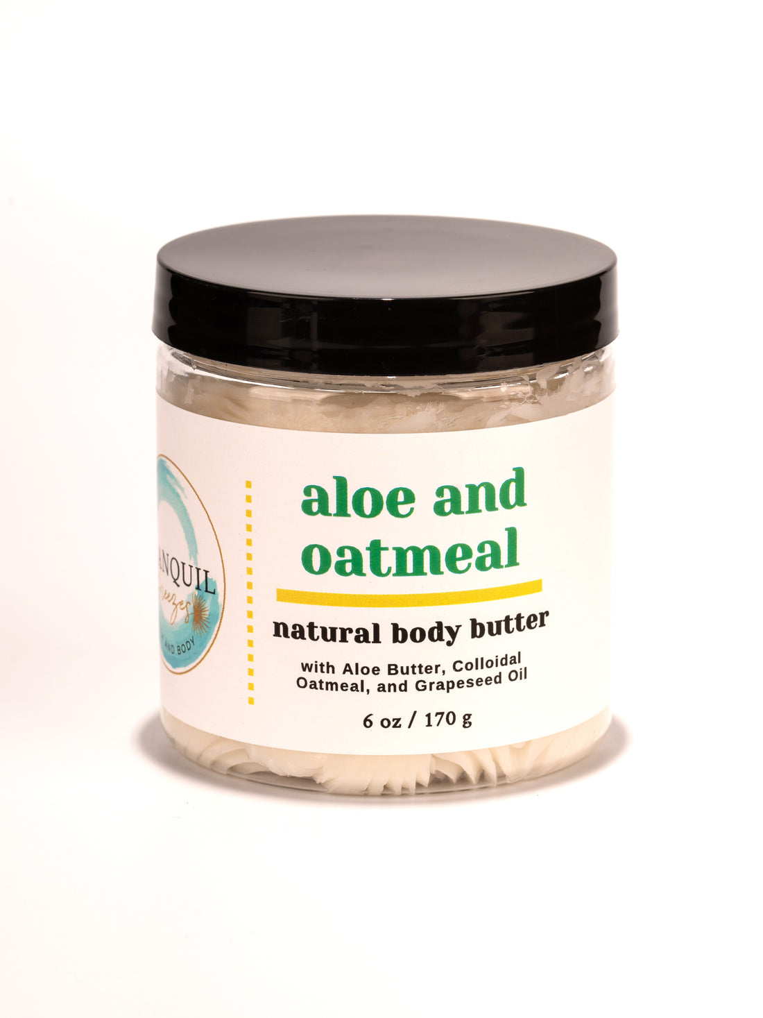 Aloe and Oatmeal Natural Body Butter