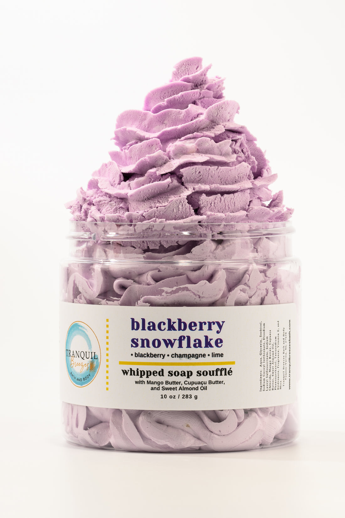 Blackberry Snowflake Whipped Soap Souffle