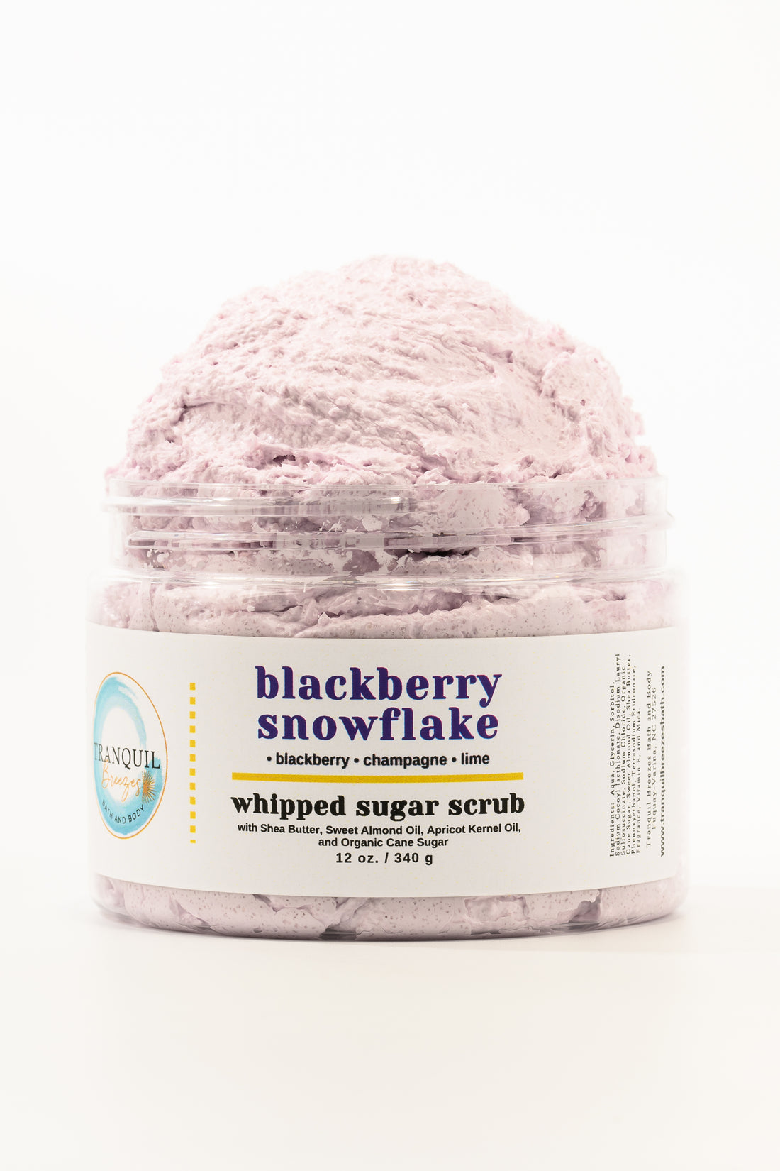 Blackberry Snowflake Whipped Sugar Scrub