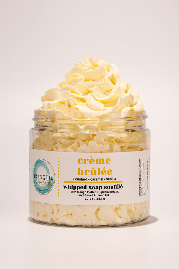 Crème Brûlée Whipped Soap Soufflé