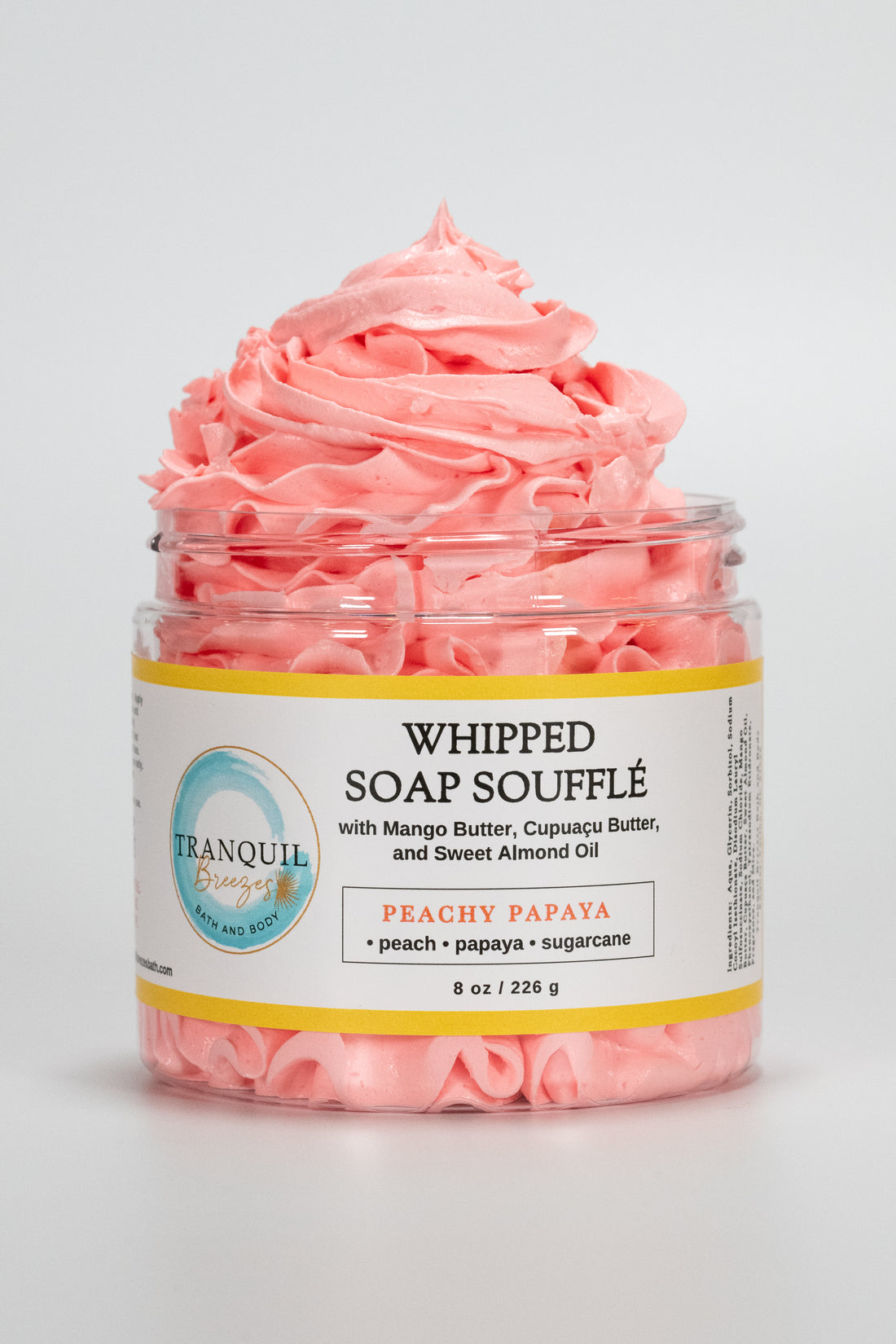 Peachy Papaya Whipped Soap Soufflé