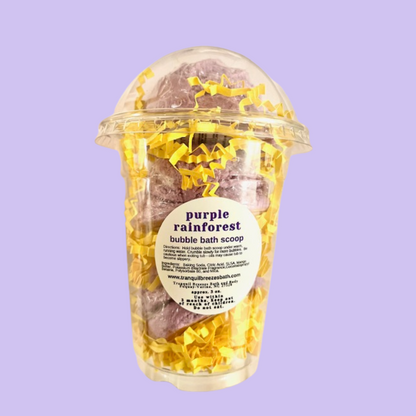 Purple Rainforest Bubble Bath Scoops