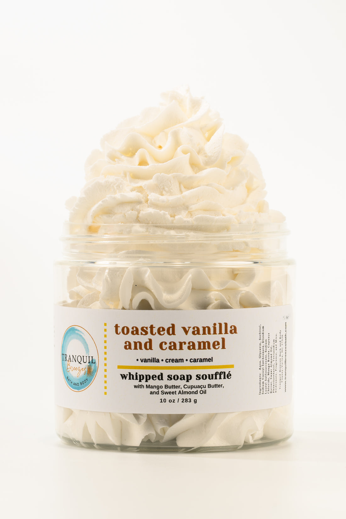 Toasted Vanilla and Caramel Whipped Soap Soufflé