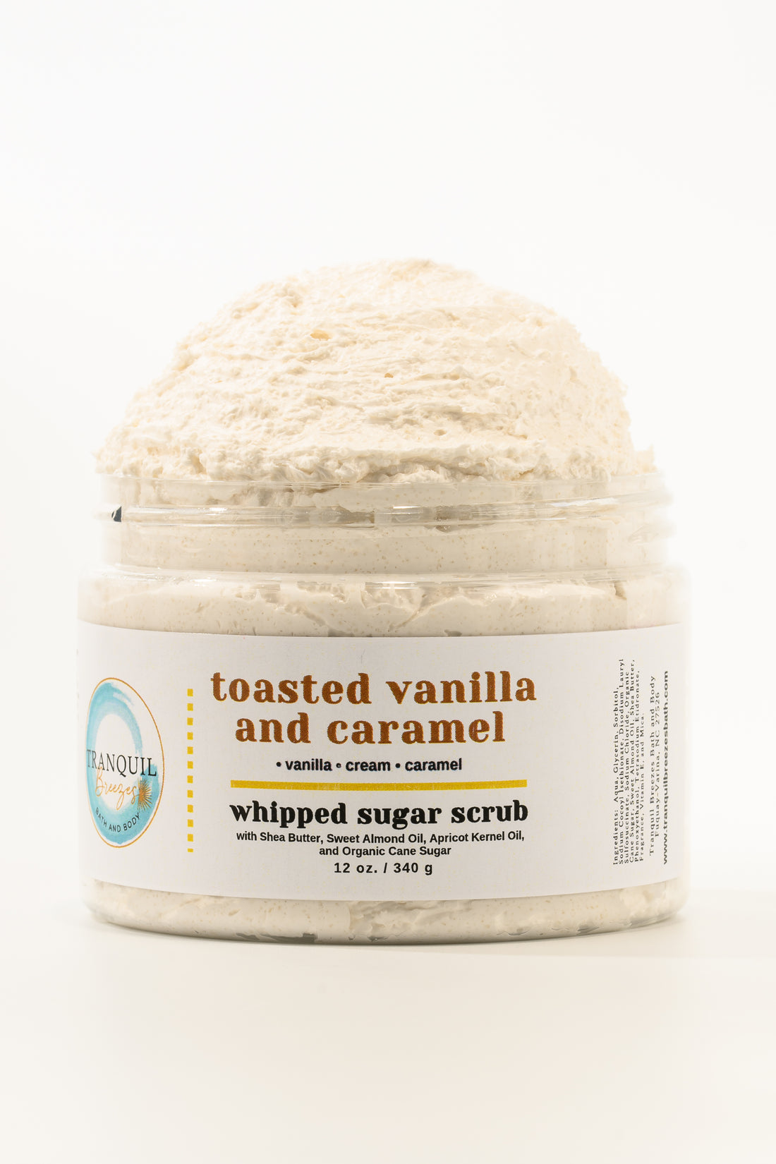Toasted Vanilla and Caramel Whipped Sugar Scrub